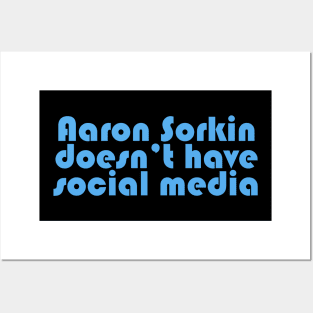 Aaron Sorkin Doesn't Have Social Media Posters and Art